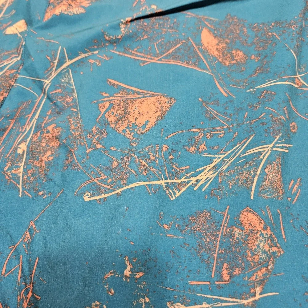 The North Face Wander Short Mens XL Blue Coral Valley Print Standard Fit Elastic